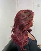 Load image into Gallery viewer, Burgundy with highlights