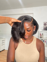 Load image into Gallery viewer, SZA Kinky Straight bob wig
